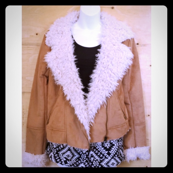 Love Tree Jackets & Blazers - Faux Suede Love Tree Jacket
